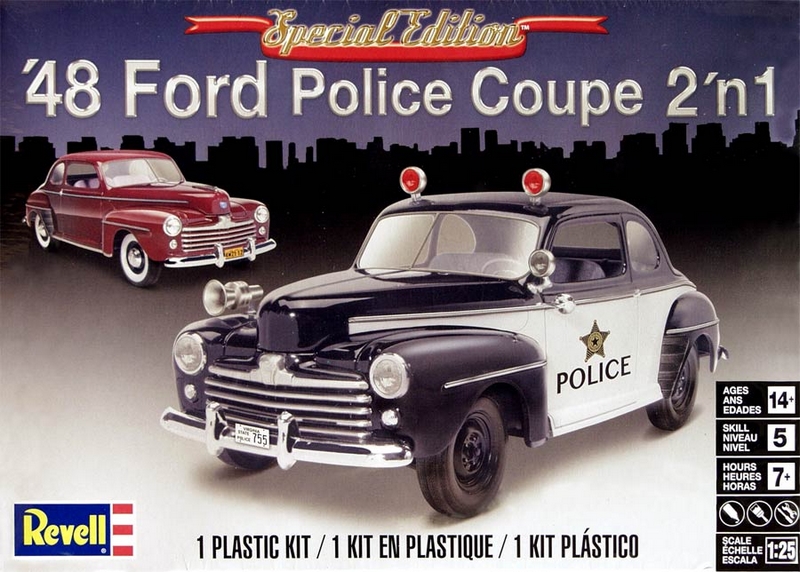 14318  автомобили и мотоциклы  1948 F Police Coupe 2n1  (1:25)