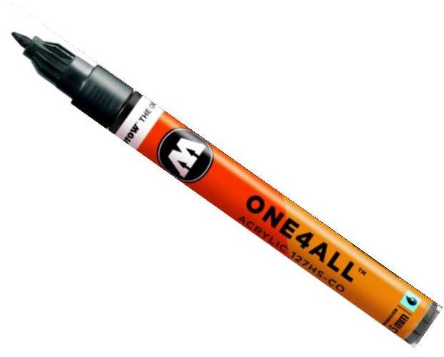 127501  краска  Маркер MOLOTOW ONE4ALL 127HS-CO METALLIC #223 Черный 1,5мм
