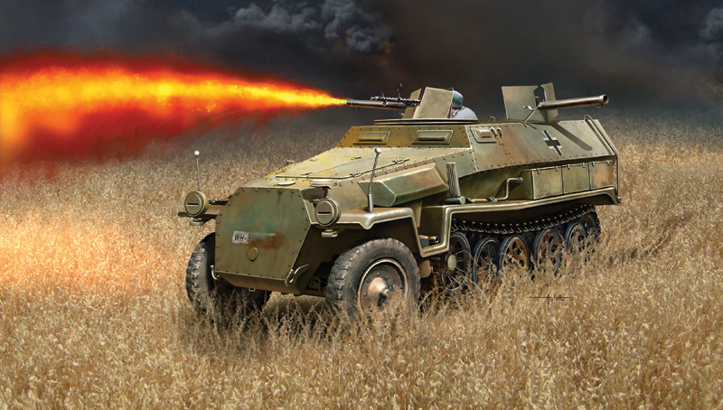7067  техника и вооружение  Sd.Kfz.251/16 Flammpanzerwagen (1:72)