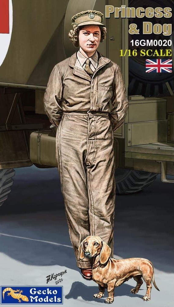 16GM0020  фигуры  Princess & Dog  (1:16)