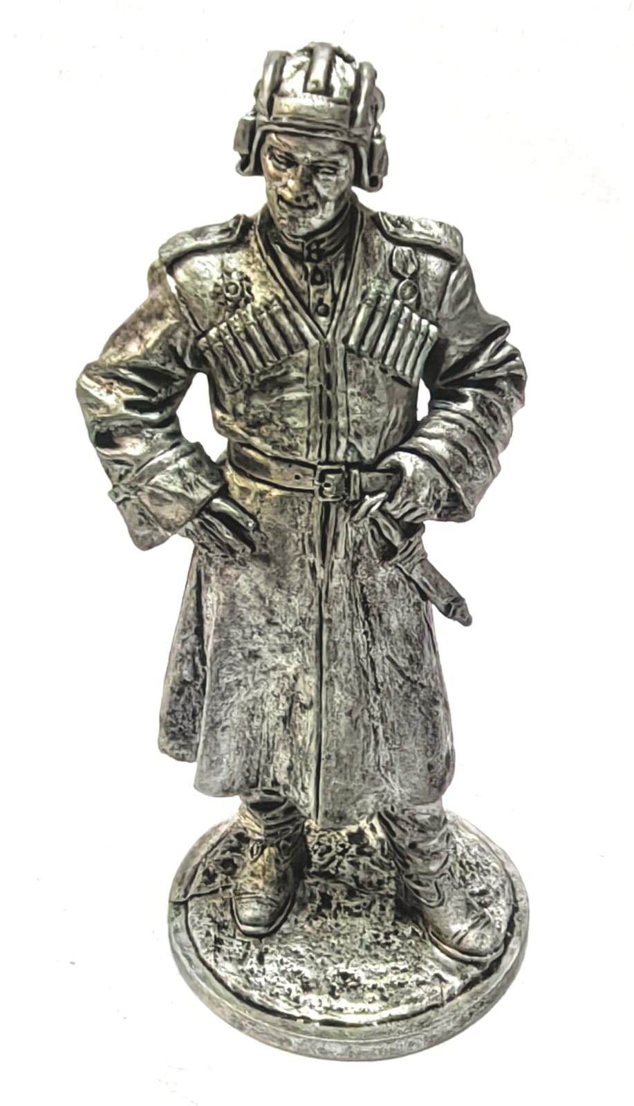 WW2-75  миниатюра  Казак 1448-го самоходно-артиллерийского полка, 1944-45 гг. СССР