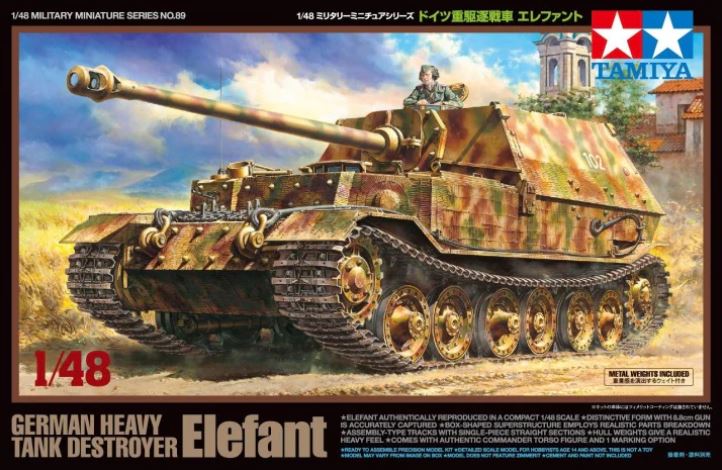 32589  техника и вооружение  German Heavy Tank Destroyer Elefant  (1:48)