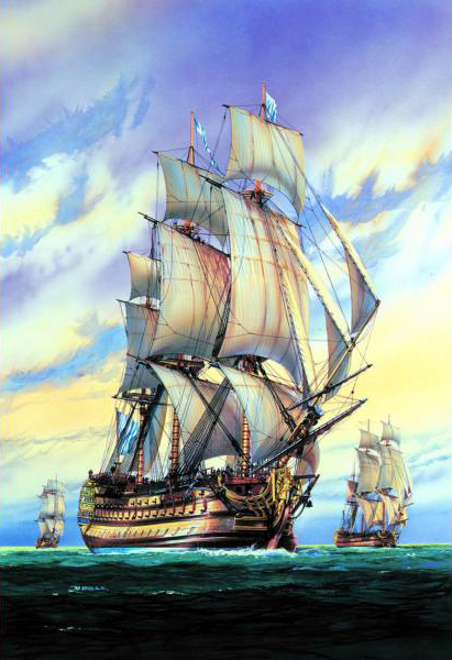 80892  флот  Парусник Король Луи (1:150)