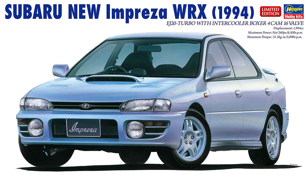 20675  автомобили и мотоциклы  Subaru New Impreza WRX (1994)  (1:24)
