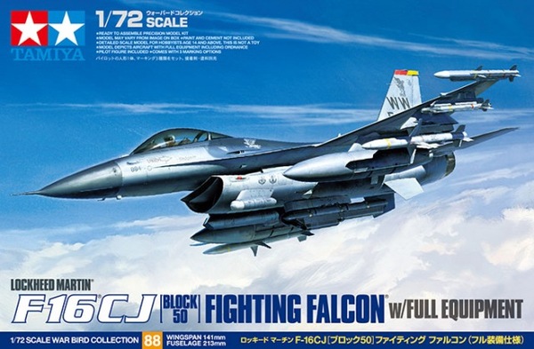 60788  авиация  F-16 CJ Fighting Falcon w/Full Equipment  (1:72)