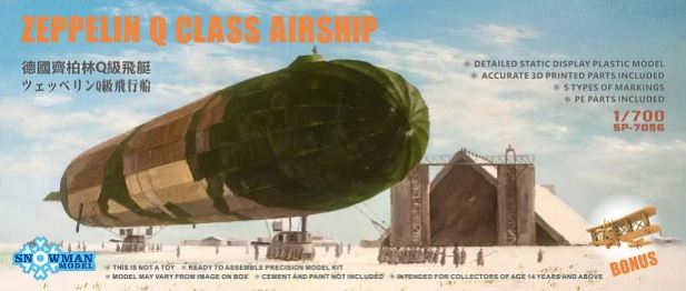 SP-7056  авиация  Zeppelin Q Class Airship  (1:700)