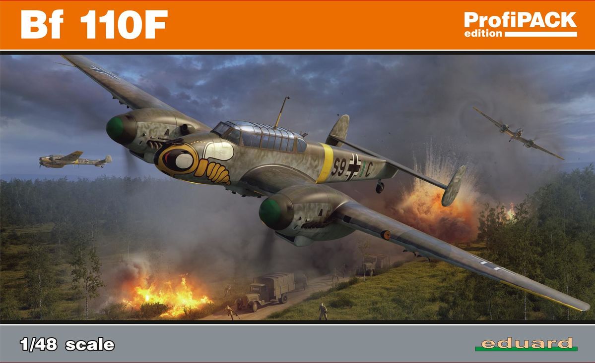 8207  авиация  Bf 110F ProfiPack  (1:48)