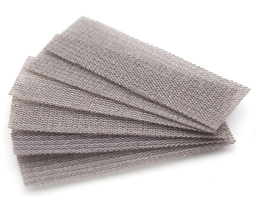 4637  ручной инструмент  Набор шлифовальной сетки на липучке, P320, P400, P600, 30x90 мм, 6 шт.