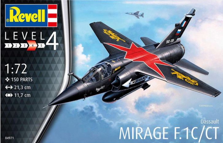 04971  авиация  Dassault Mirage F.1C/CT  (1:72)