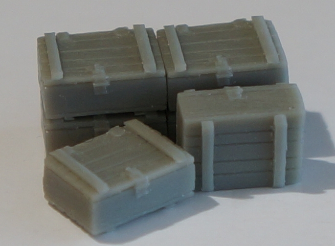 ZA72208  дополнения из смолы  Ящик для выстрелов 45мм (СССР)  (1:72)