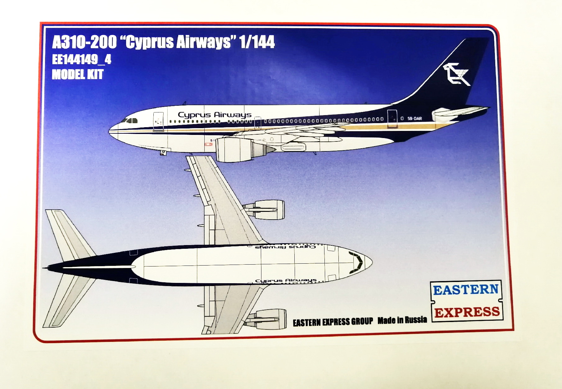 144149_4  авиация  А310-200 Cyprus Aiways  (1:144)