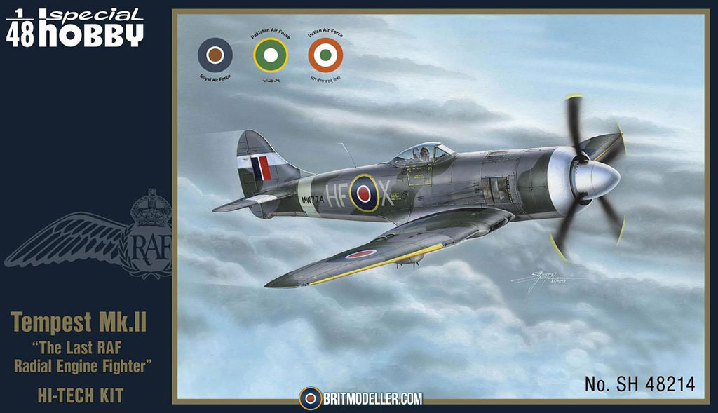 SH48214  авиация  The Last RAF Radial Engine Fighter Tempest Mk.II Hi-Tech Kit  (1:48)
