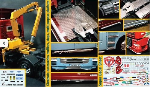 3854  автомобили и мотоциклы  TRUCK ACCESSORIES II  (1:24)