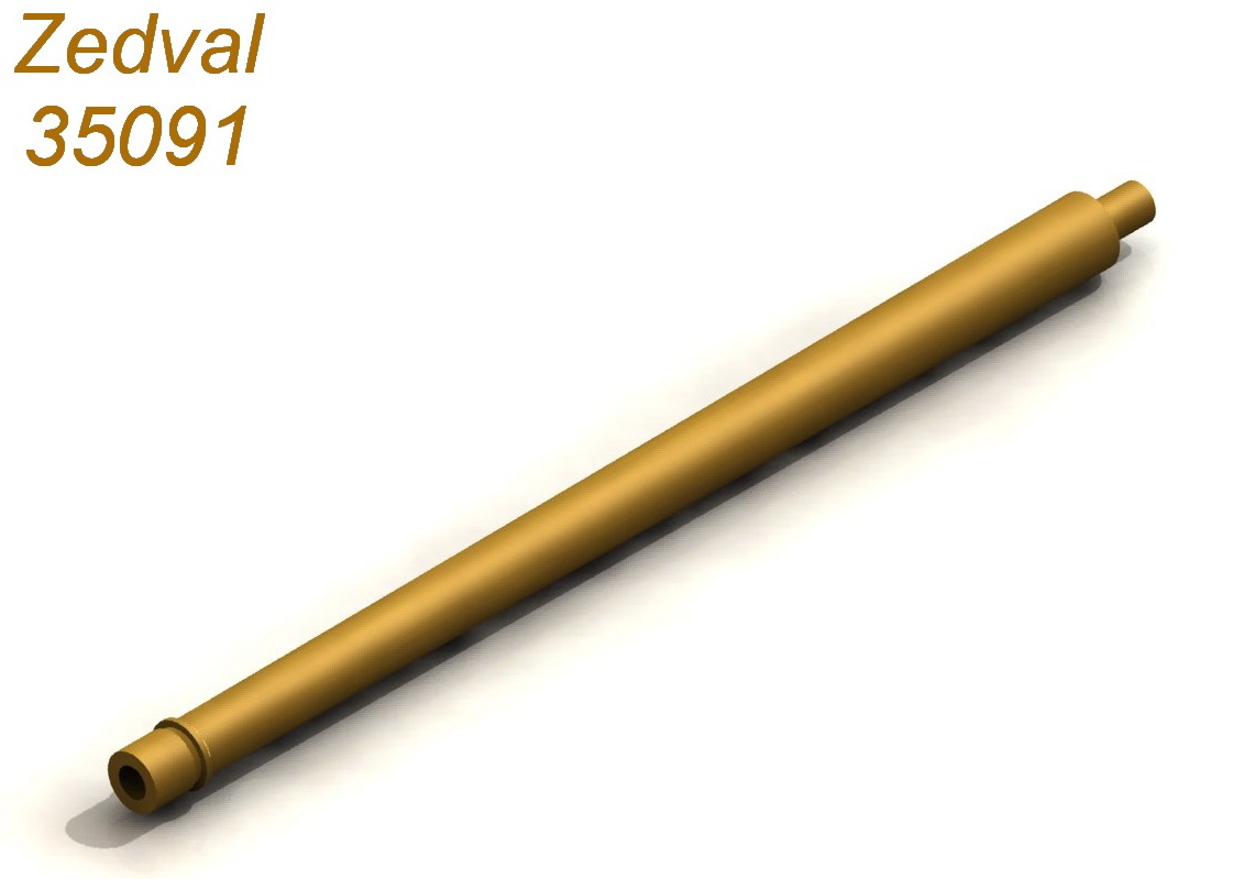 35091  металлические стволы  76,2 мм ствол для М4А3(76)W Sherman  (1:35)