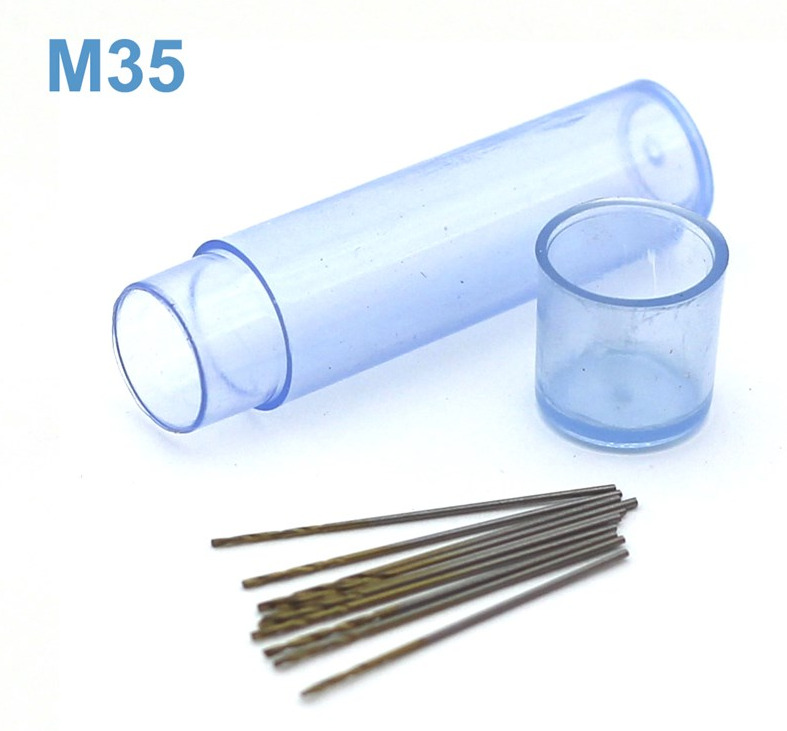 42659  ручной инструмент  Мини-сверло, HSS M35,  без покрытия, d 0,5 мм, набор, 10 шт.