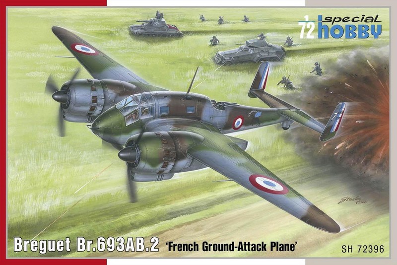 SH72396  авиация  Breguet Br.693AB.2 "French attack-bomber"  (1:72)