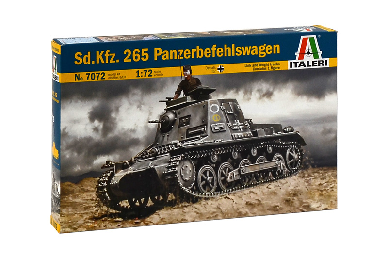 7072  техника и вооружение  Sd.Kfz..265 Panzerbefehlswagen  (1:72)