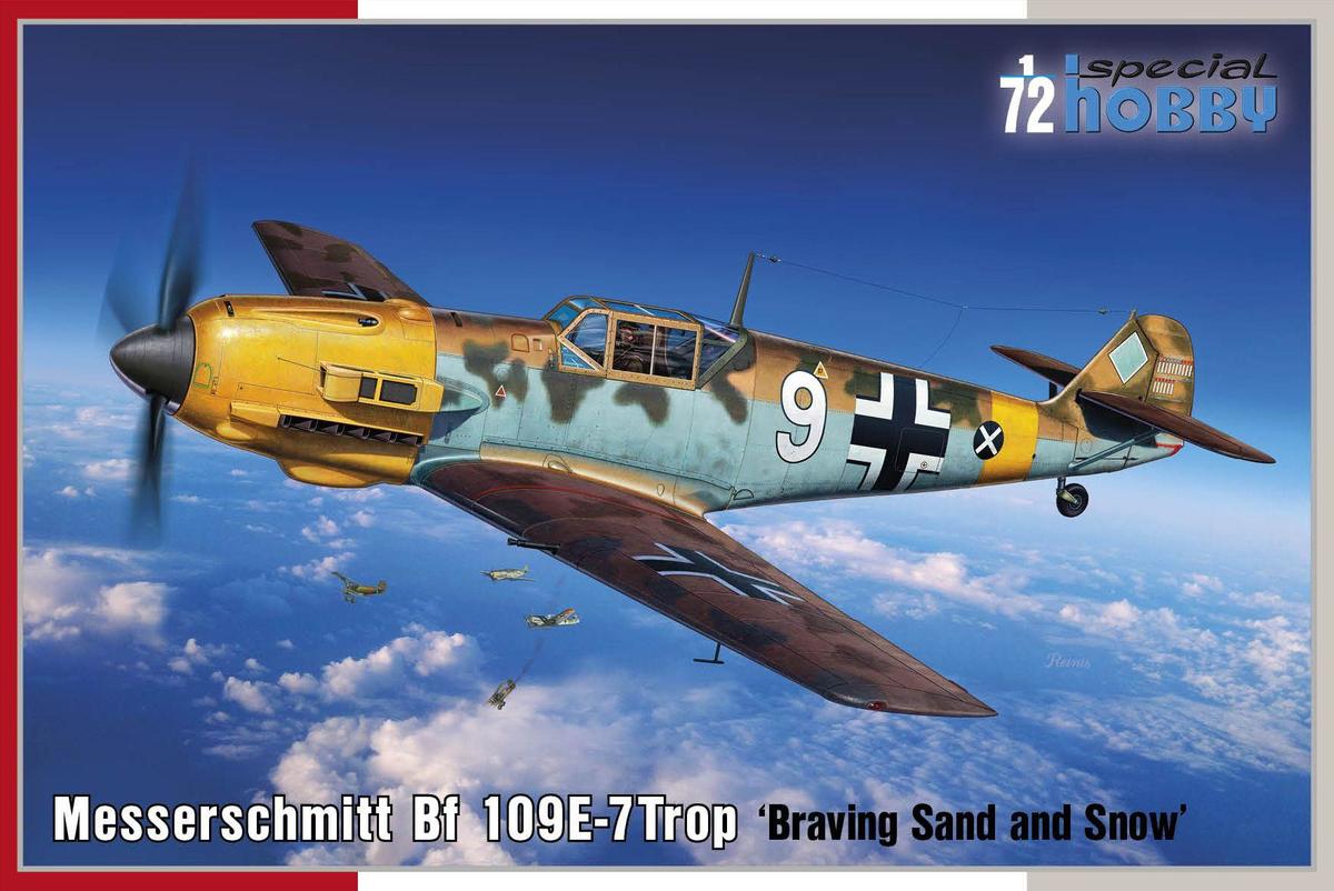 SH72462  авиация  Messerschmitt Bf-109E-7 Trop  (1:72)