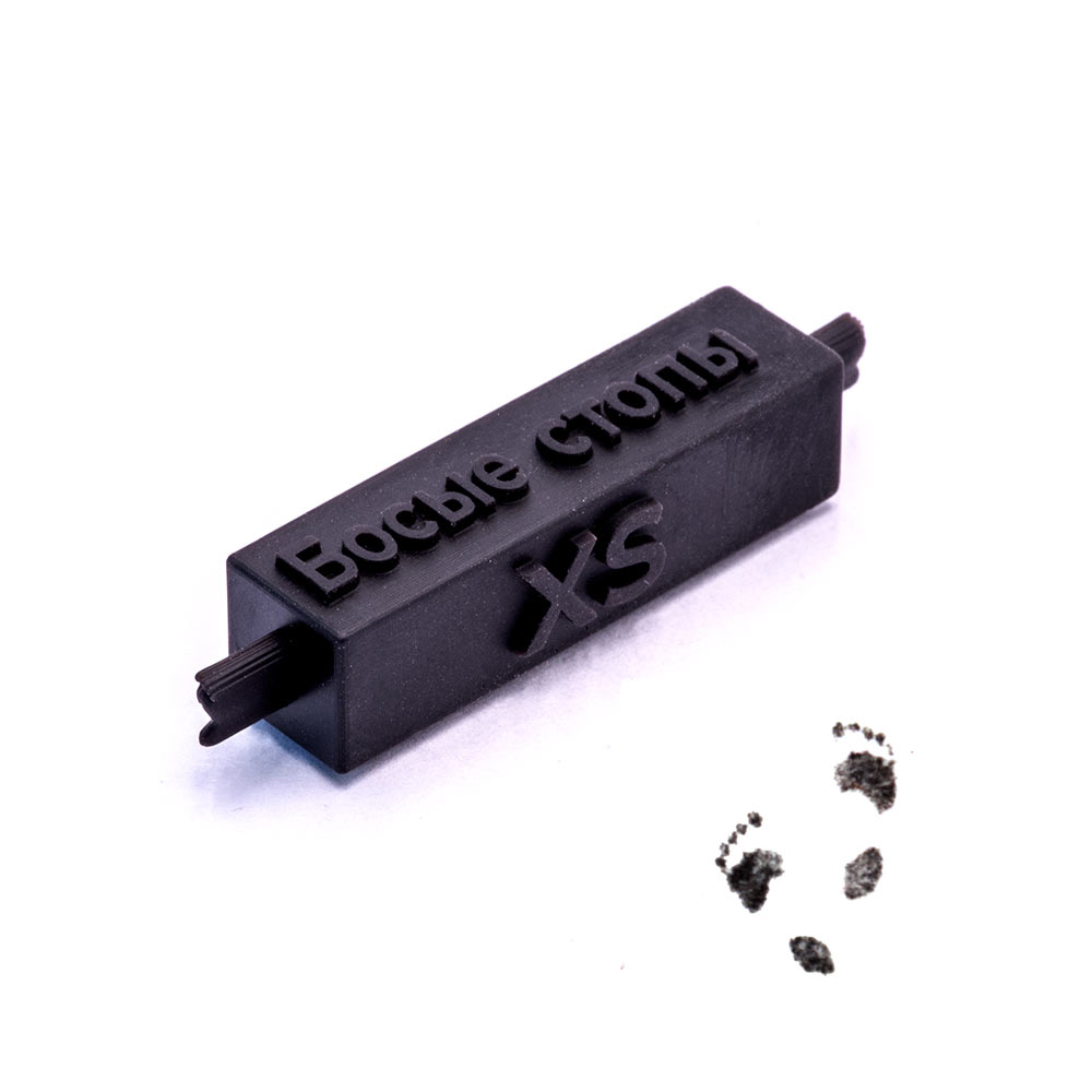 T-090  материалы для диорам  Штамп Босые Стопы, размер ХS  (1:72)