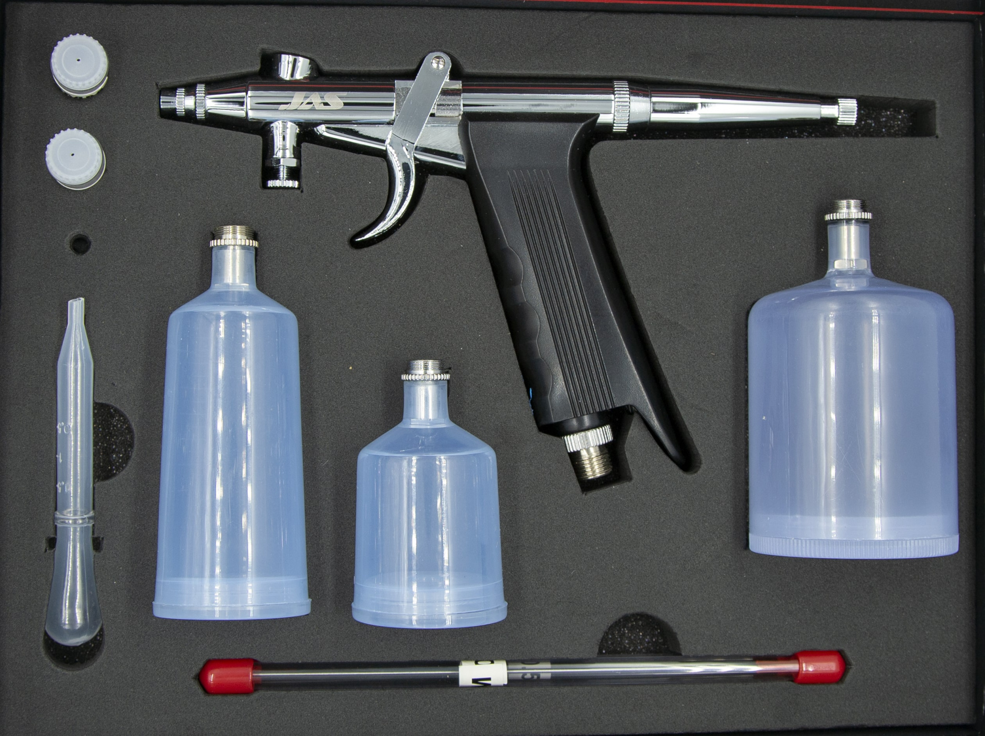 1081  аэрография  Аэрограф 1081 (Air control) (набор:игла, сопло 0,3; 0,5; 0,8)