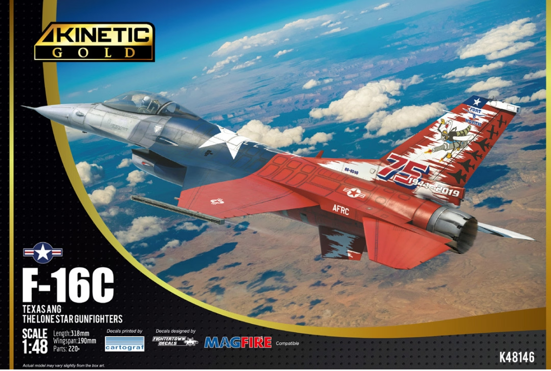 K48146  авиация  F-16C Texas ANG The Lone Star Gunfighters  (1:48)
