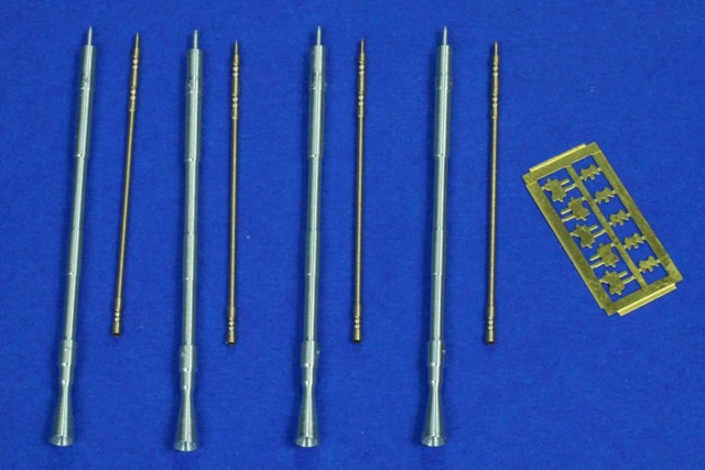 35B29  металлические стволы  23mm АЗП-23 4шт. (ЗСУ-23-4 "Шилка")  (1:35)