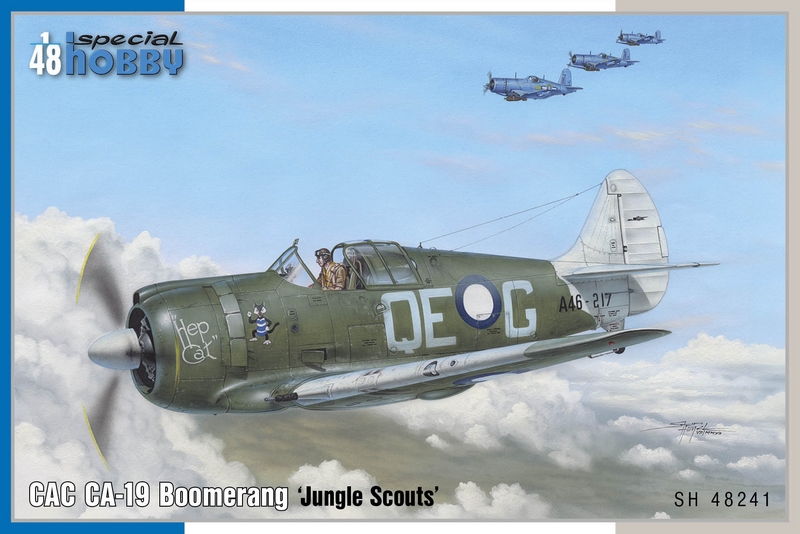 SH48241  авиация  CAC CA-19 Boomerang "Jungle Scouts"  (1:48)