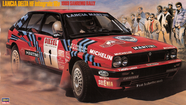 25208  автомобили и мотоциклы  Lancia Delta HF Integrale 16V SANREMO RALLY 1989  (1:24)