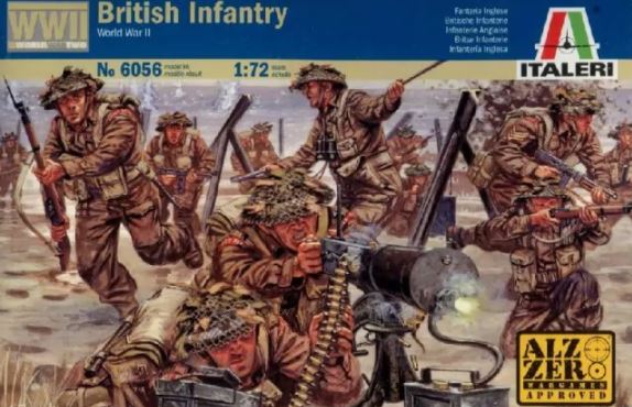 6056  фигуры  WWII- British Infantry  (1:72)