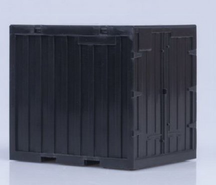 100076  дополнения из пластика  Контейнер 5 т, неокрашенный (62x50x56)  (1:43)