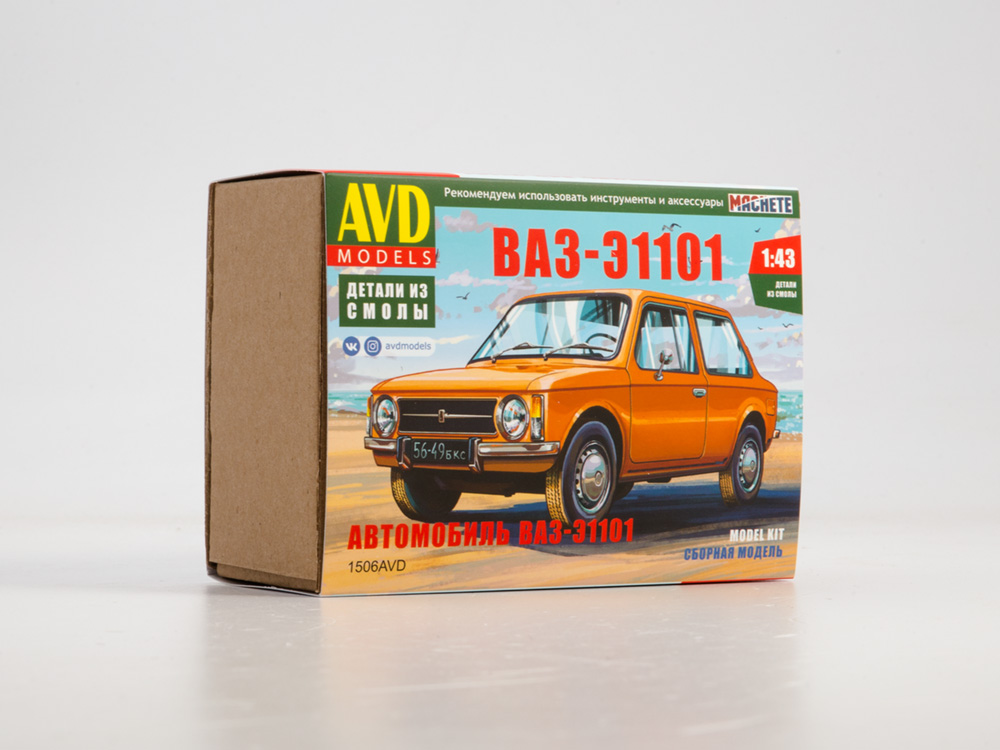 1506AVD  автомобили и мотоциклы  ВАЗ-Э1101  (1:43)