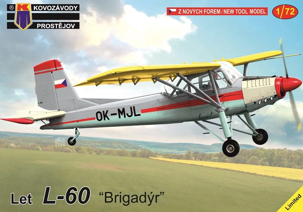 KPM0382  авиация  Let L-60 "Brigadir"  (1:72)