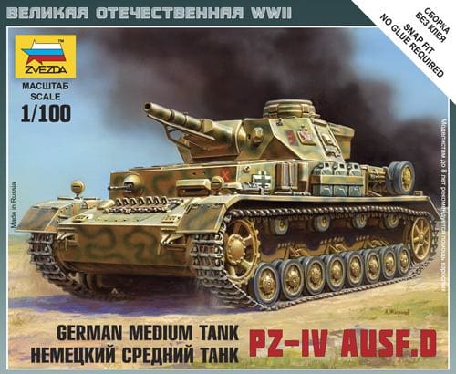 6151  техника и вооружение  Pz.Kpfw.IV (1:100)