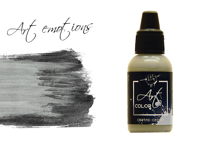 ART243  краска  Art Color Светло-серый (Light grey) 18мл.  арт. ART243