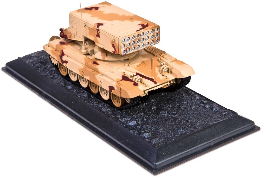 2501  техника и вооружение  ТОС-1А Тяжёлая огнемётная система  (1:72)