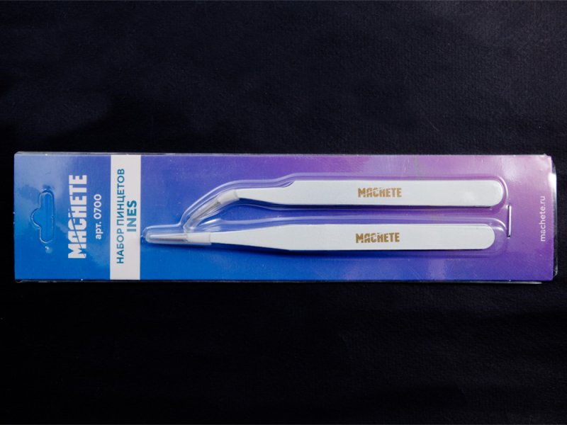 0700  ручной инструмент  Набор пинцетов Ines, 2 шт