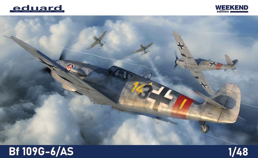 84169  авиация  Bf-109G-6/AS  (1:48)