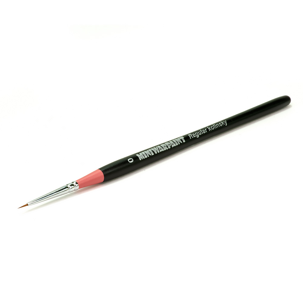 T-001  кисти  Кисть MiniWarPaint серии Regular №0