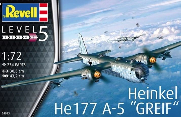 03913  авиация  Heinkel He-177A-5 Greif  (1:72)