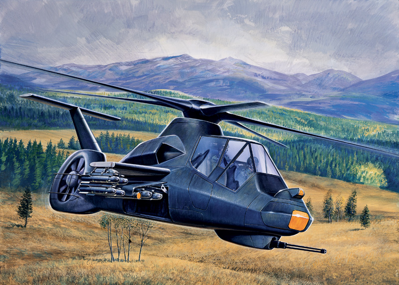 0058  авиация  RAH-66  COMANCHE (1:72)