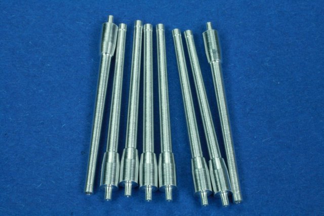 350L07  металлические стволы  Комплект стволов для Richelieu, Jan Bart, etc.  (1:350)