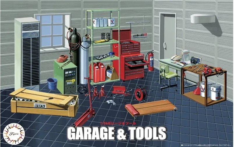 11635  наборы для диорам  Garage & Tools Series Garage & Tools  (1:24)