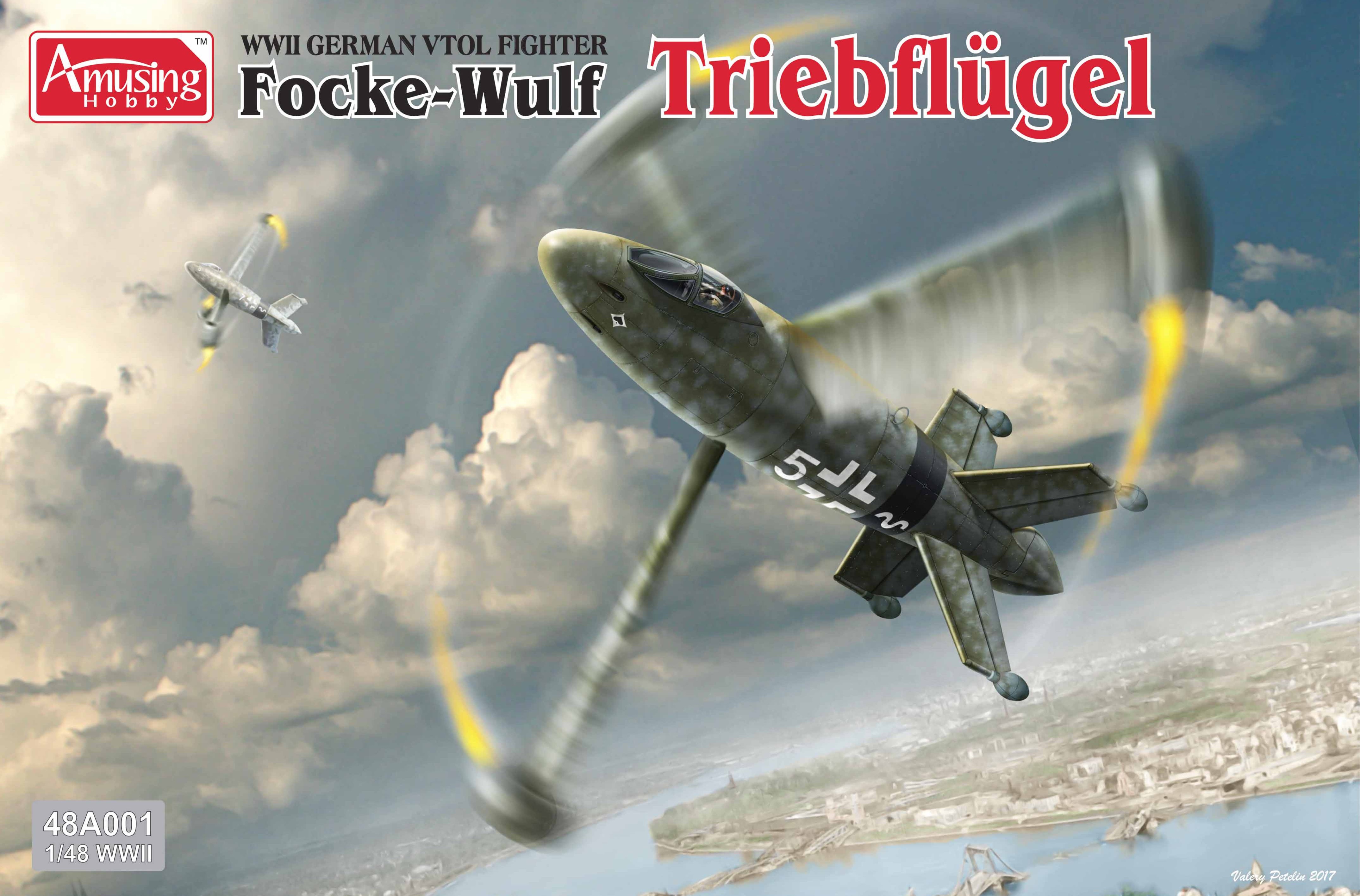 48A001  авиация  Focke Wulf Triebflügel  (1:48)