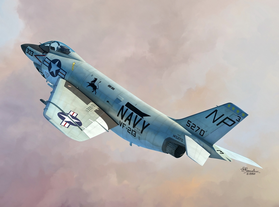 72140  авиация  McDonnell F3B/F3H-2N Demon  (1:72)