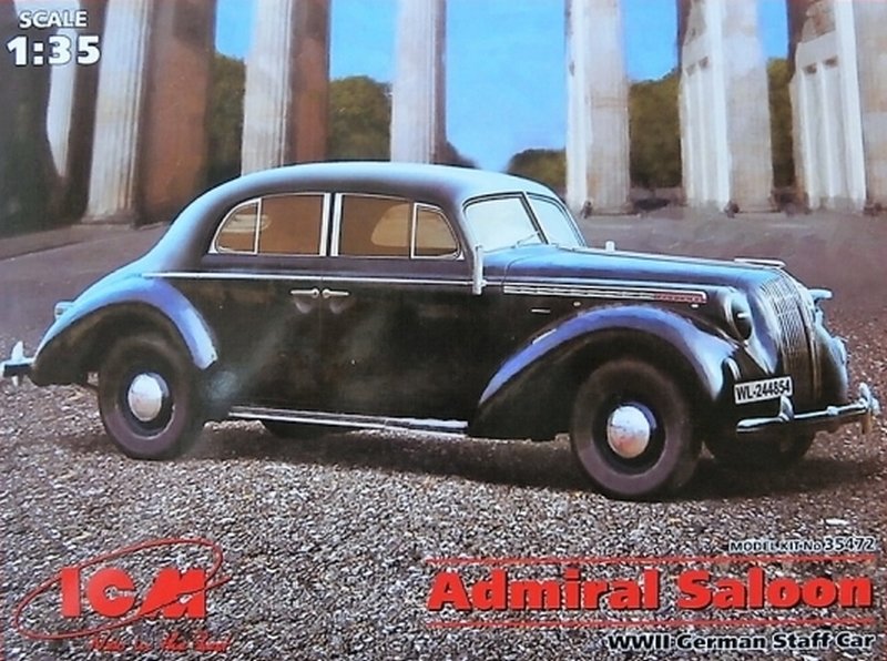 35472  автомобили и мотоциклы  Admiral Saloon (1:35)