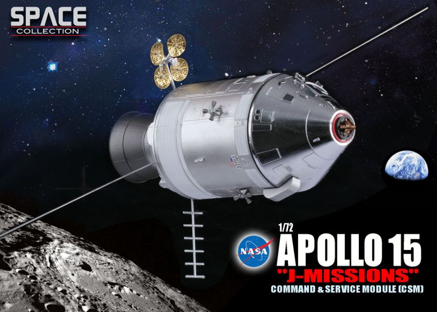 50397  космос  Apollo 15 "J-Missions" Command/Service Module  (1:72)