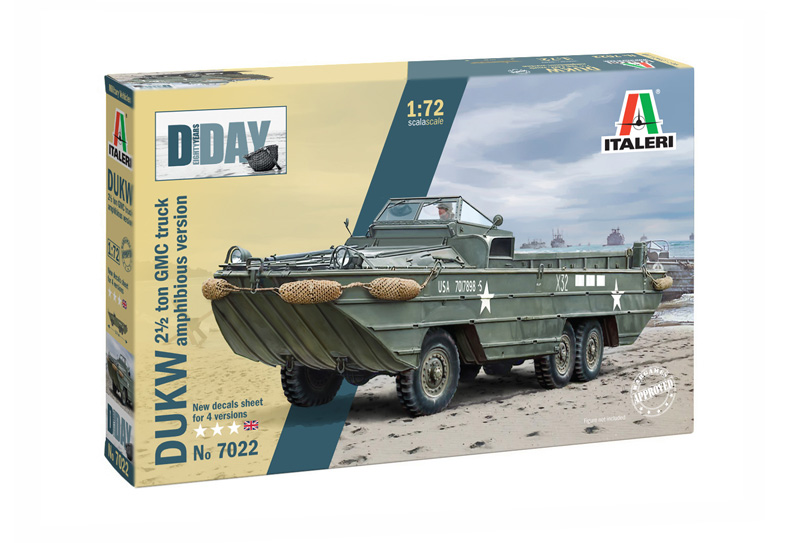 7022  техника и вооружение  DUKW (1:72)