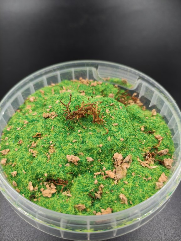 2980  материалы для диорам  Трава "Прилесье" , статичная / 2мм / 40гр.