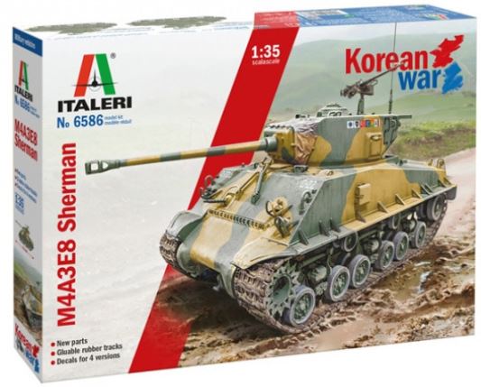 6586  техника и вооружение  M4A3E8 Sherman Korean War  (1:35)