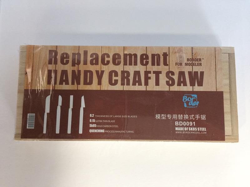 BD0091  ручной инструмент  Пилка REPLACEMENT HANDY CRAFT SAW (Blue) w/4Type Spare Blade